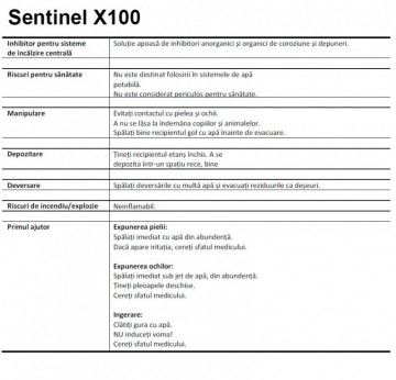 Poza Fisa tehnica Sentinel X100