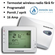 Termostat-Division-Gas-908-RF-ambient-radio-centrala-wireless-fara-fir